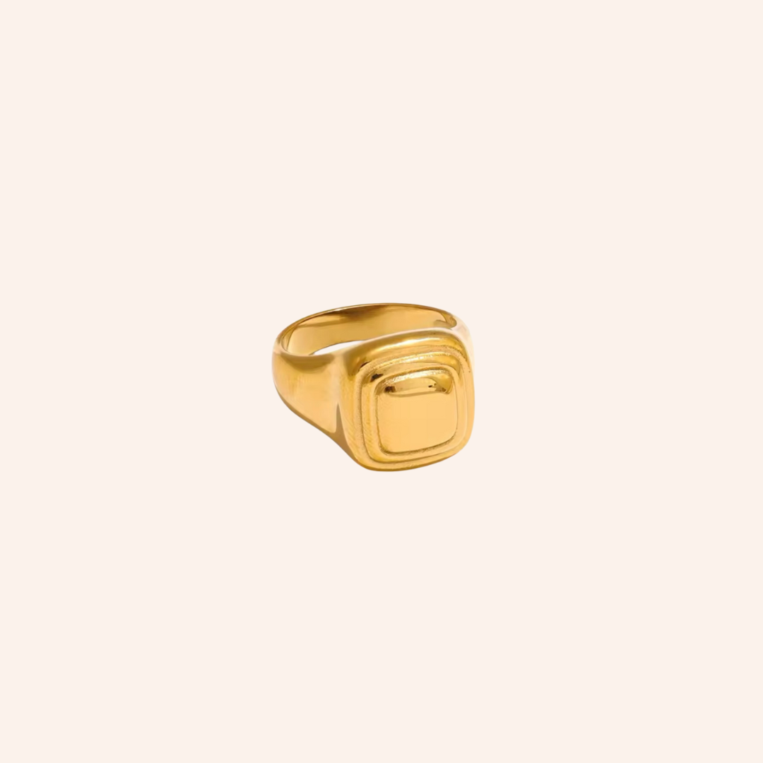 We are Emte - Embrace Ring in Gold Plated