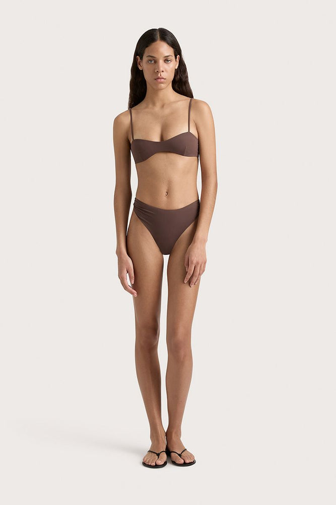 
                      
                        Faithfull The Brand - Henne Bikini Bottom in Bistre
                      
                    