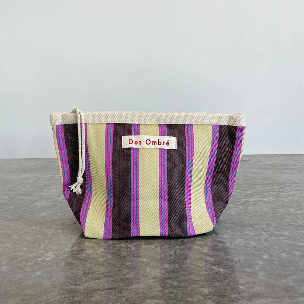 Dos Ombré - Bengali Clutch | Ginger + Choc + Pink Stripe