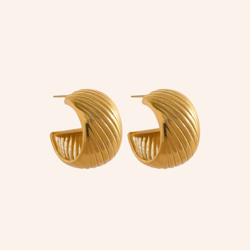 We Are Emte- Paloma Hoops in Gold Plated