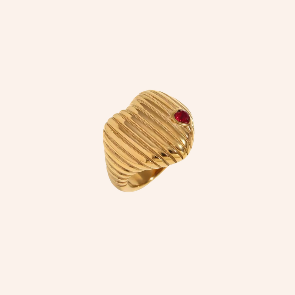 We are Emte - Cupid Ring in Gold Plated