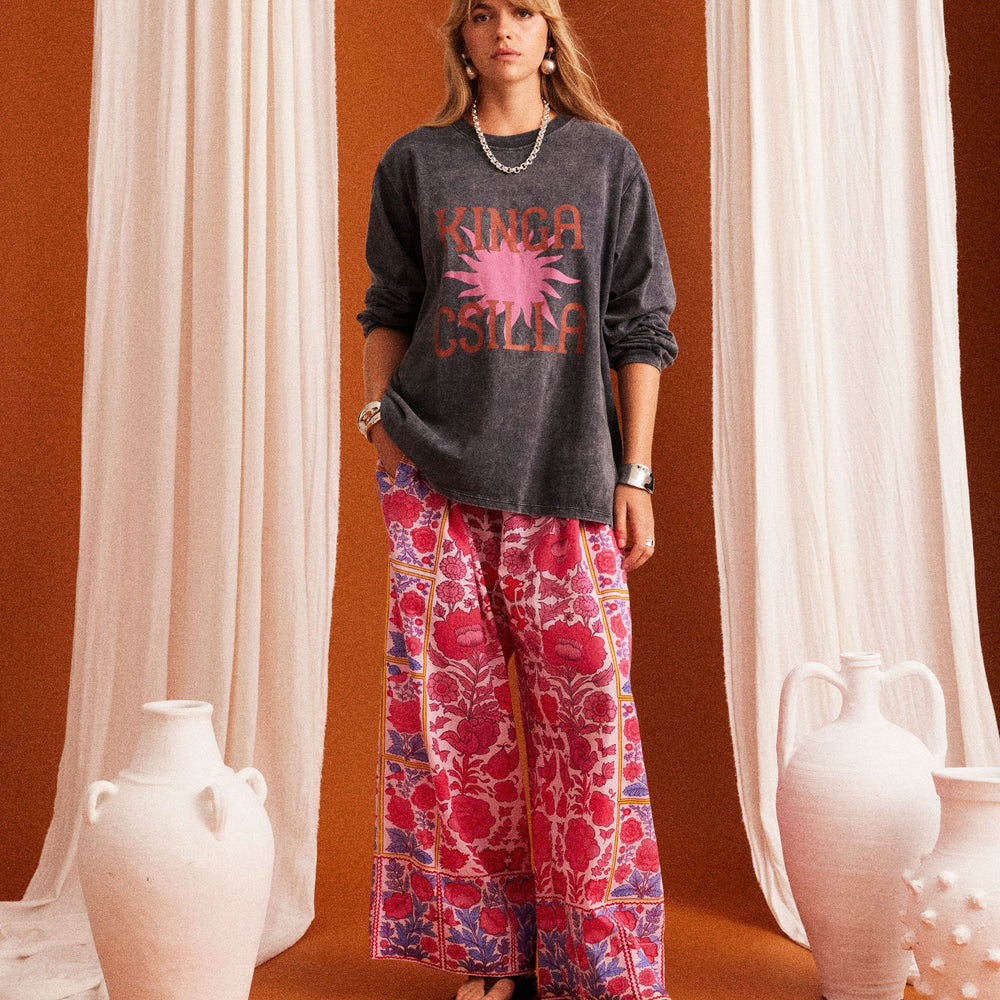 Kinga Csilla - Kaaleen Border Print Pant