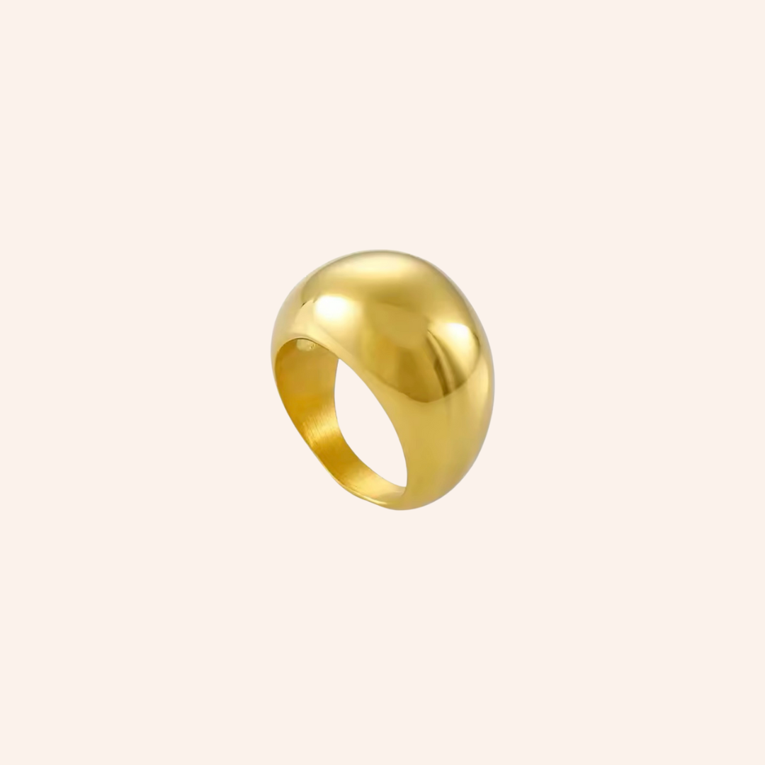 We are Emte - Dome Ring in Gold Plated