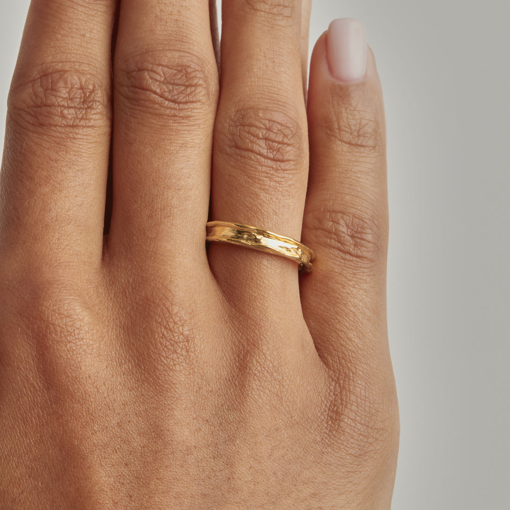 By Charlotte - Beneath the Sea Ring in Gold