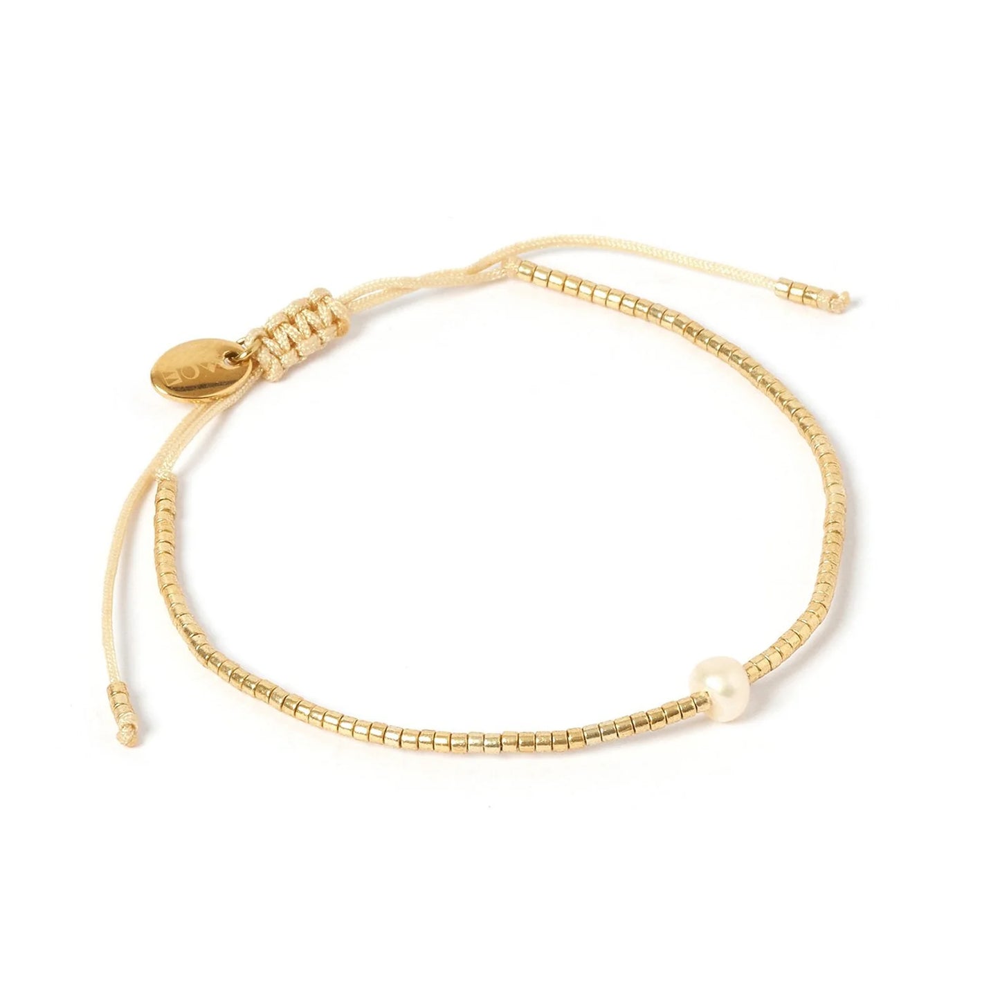 Arms of Eve - River Gold and Pearl Bracelet