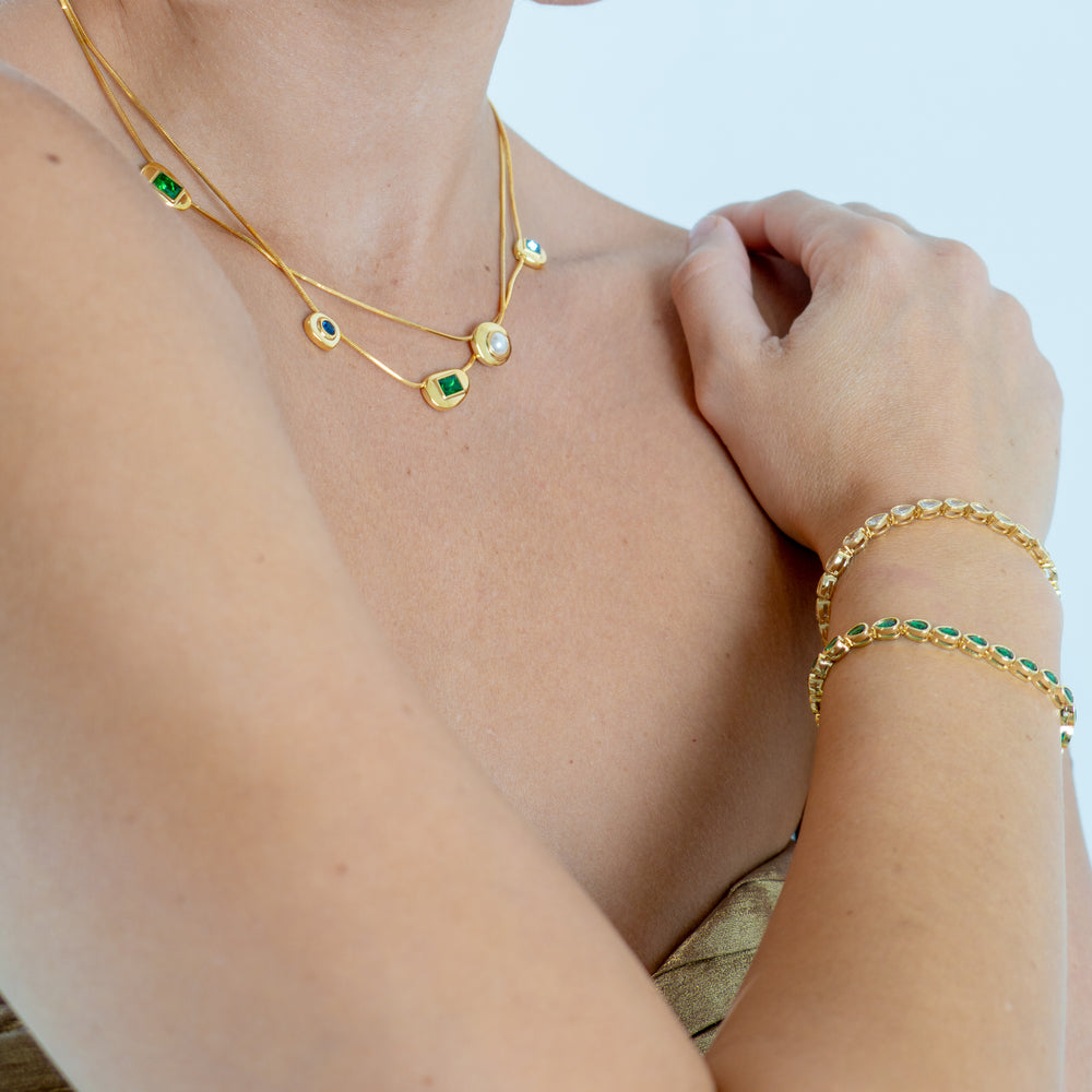 
                      
                        We Are Emte- Sara Necklace in Gold
                      
                    