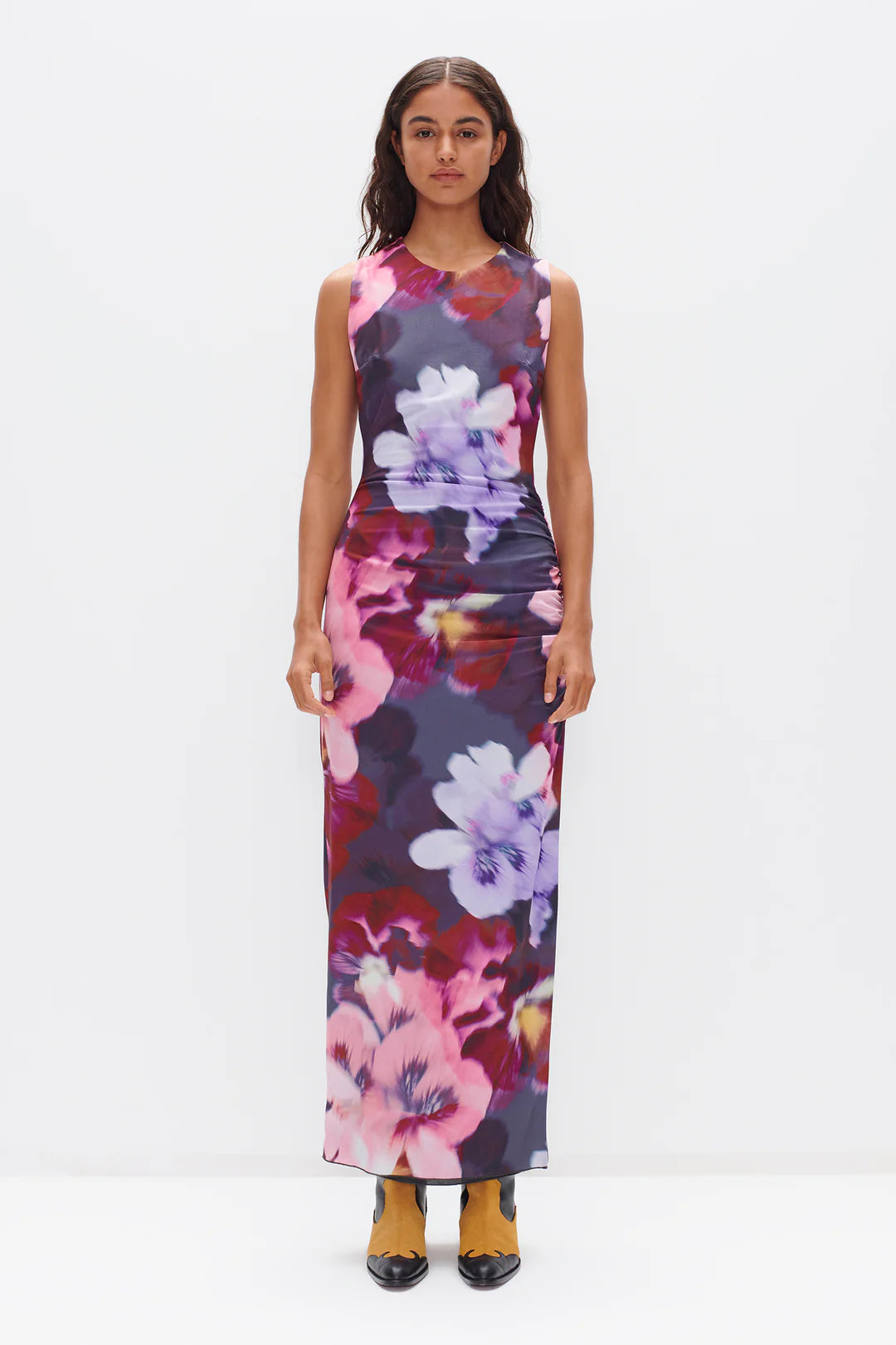 Ownley - Chamelon Dress in Iris Print