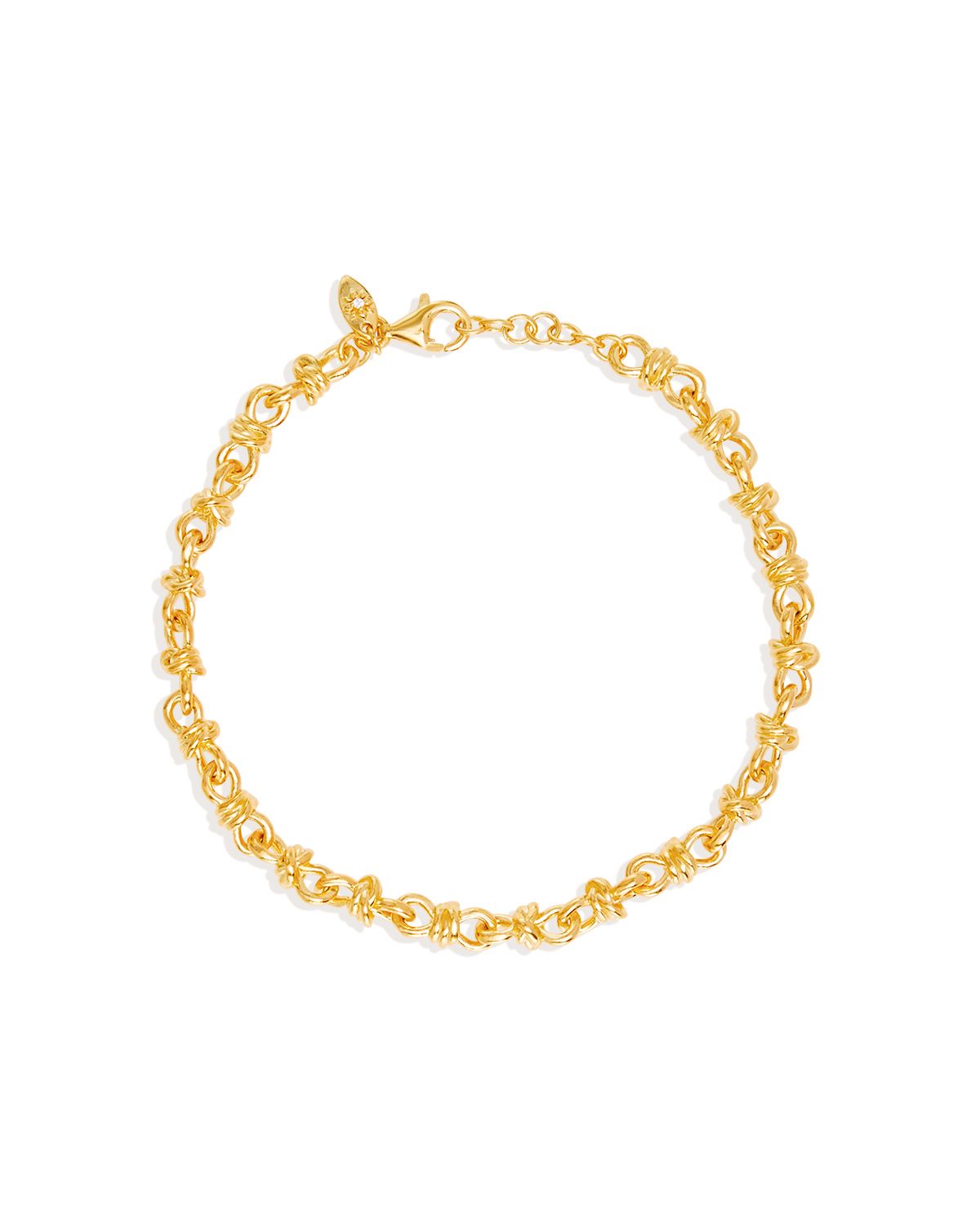 By Charlotte - Entwined Bracelet in Gold