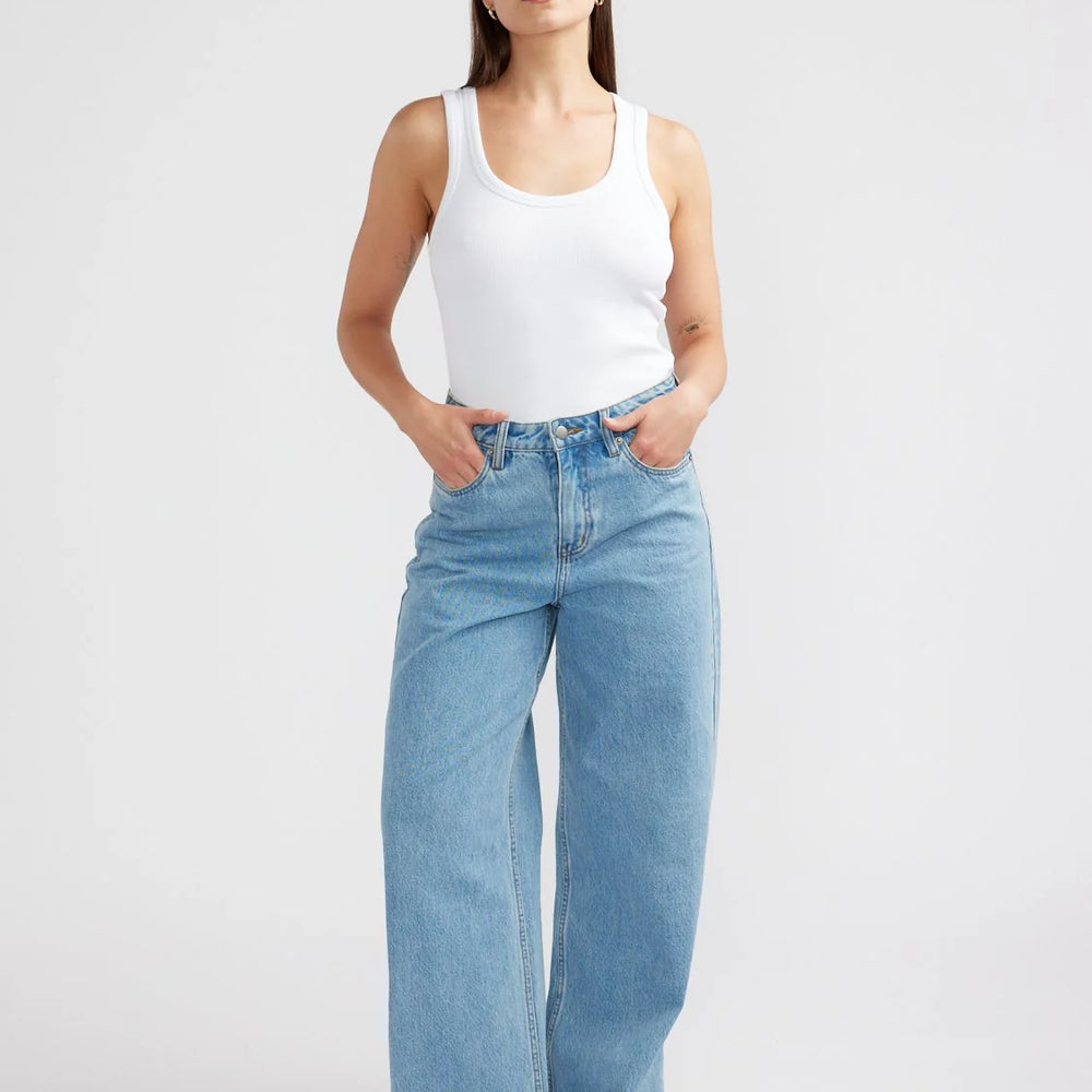 Ena Pelly - Carrie Denim Jean in Mid Blue Wash