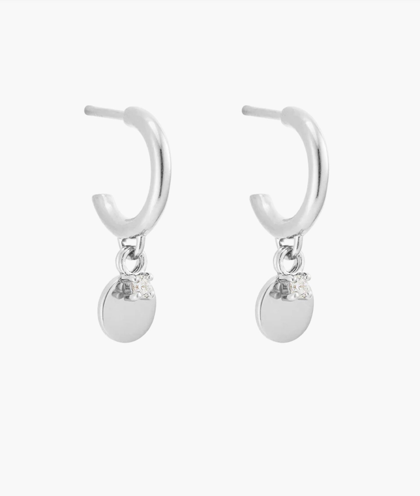 Kirstin Ash - Honour Hoops in Silver