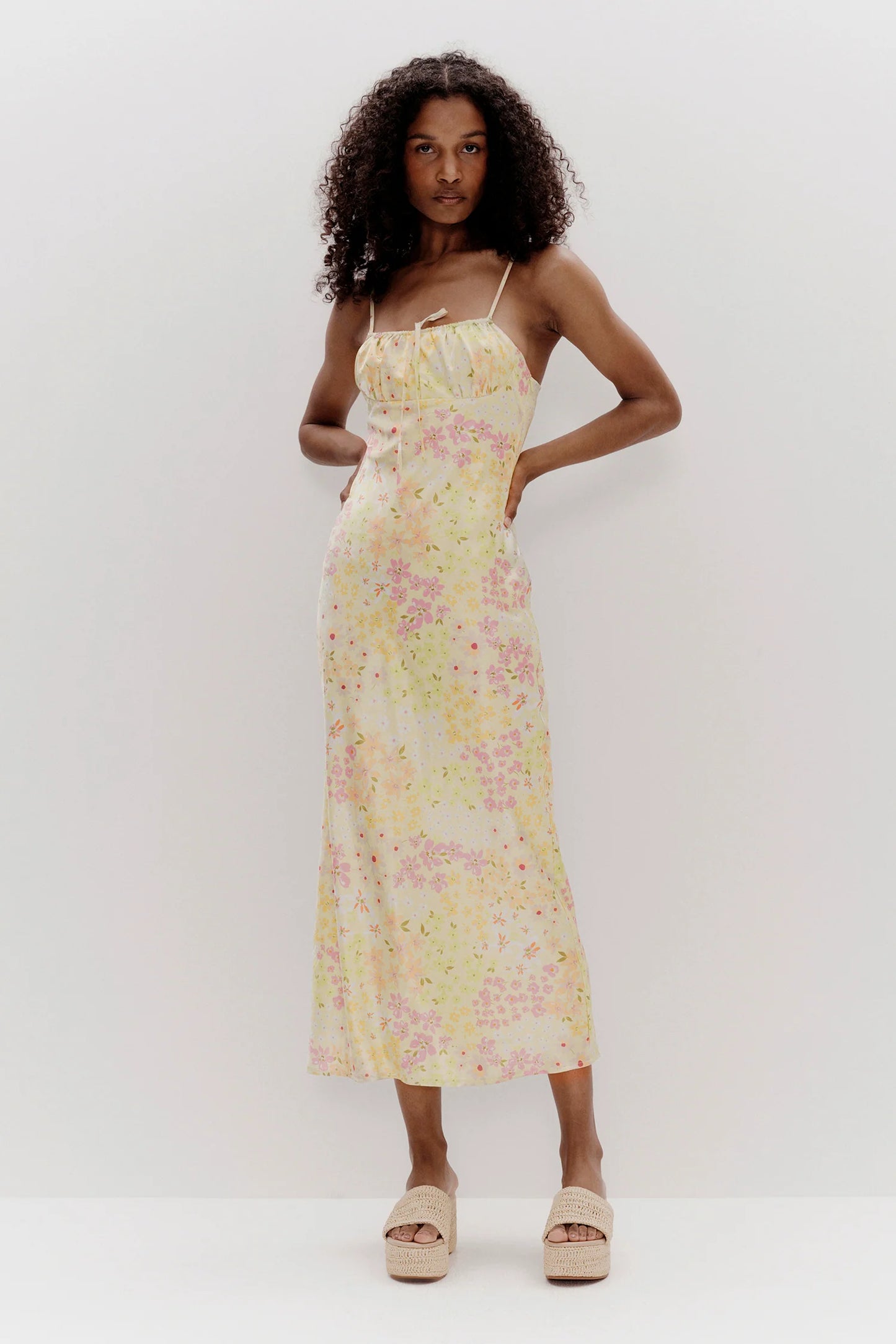 Ownley - Penelope Slip Dress in Garden Party