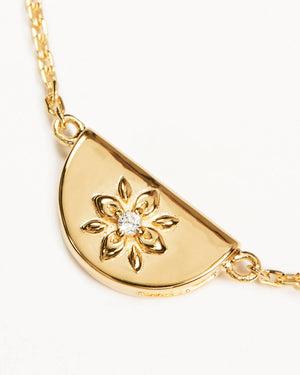 By Charlotte  - Lotus Bracelet in Gold