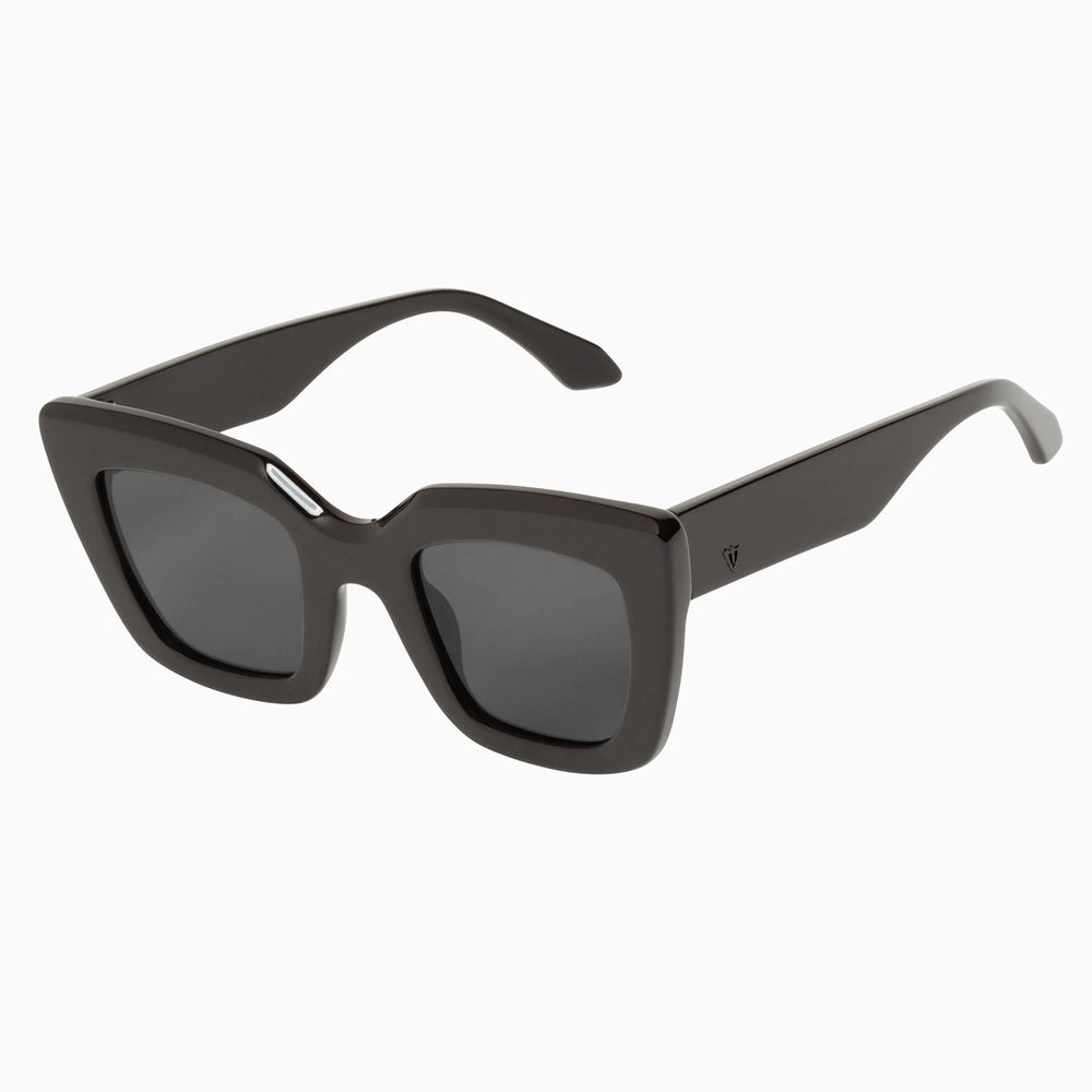 Valley Eyewear - Brigada in Gloss Black/ Black Lense