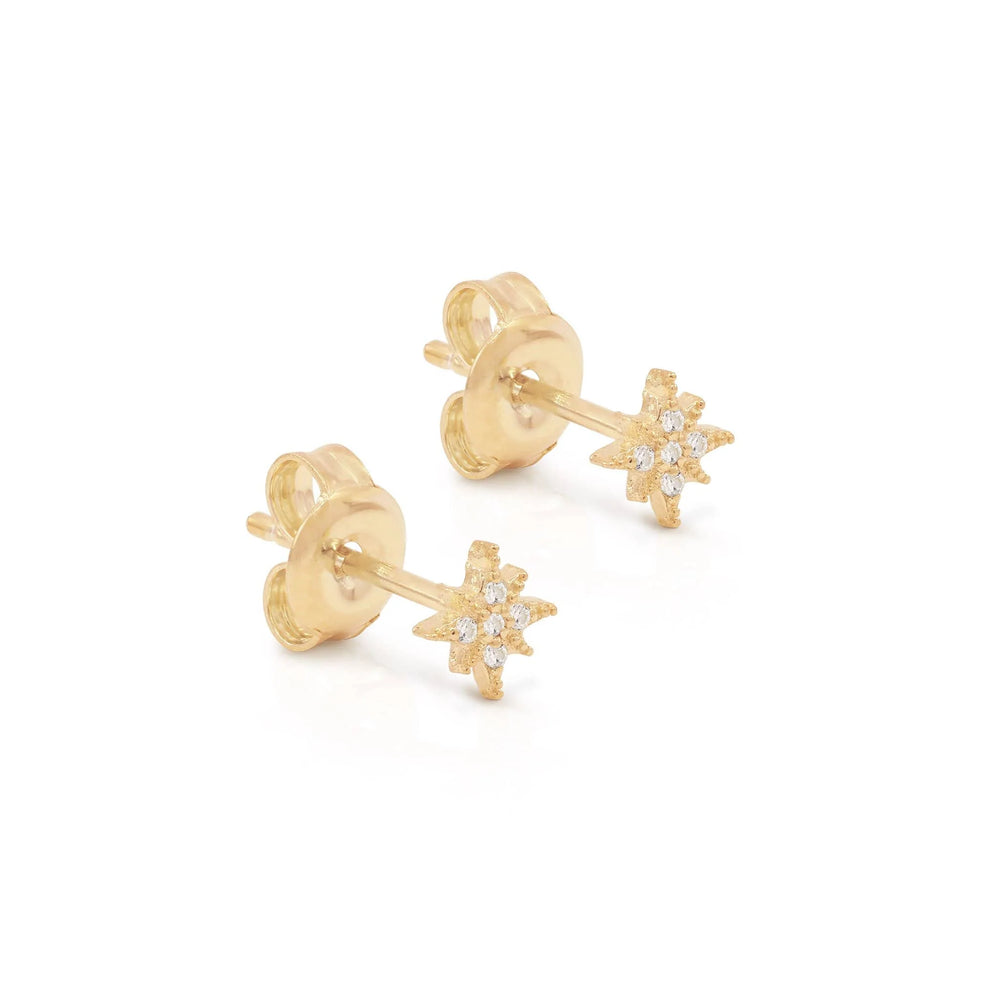 By Charlotte - Starlight Stud Earrings in Gold