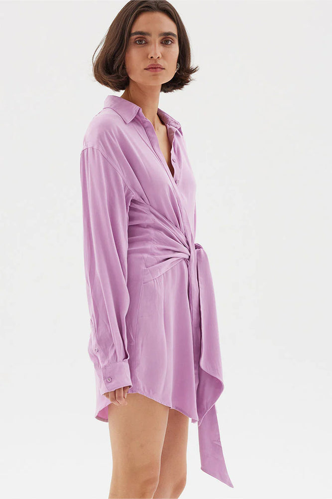 Sovere - Isla Shirt Dress in Musk