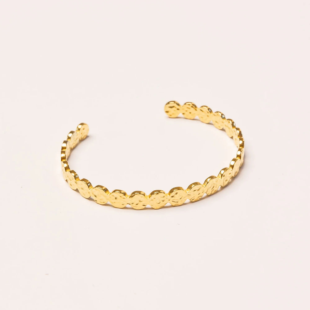 We Are Emte - Circular Cuff in 18k Gold Plated