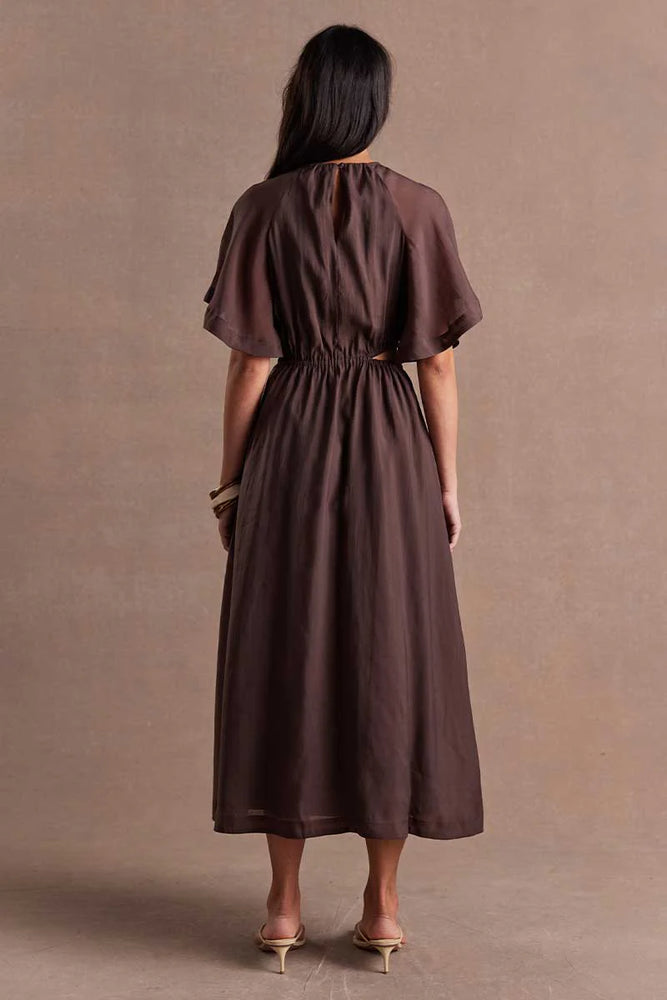 
                      
                        Sovere - Aura Dress in Chocolate
                      
                    