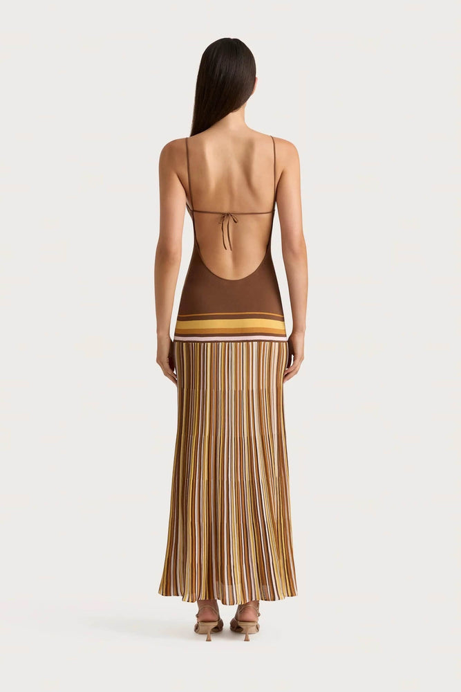 Faithfull The Brand - Citara Maxi Dress in Cocoa