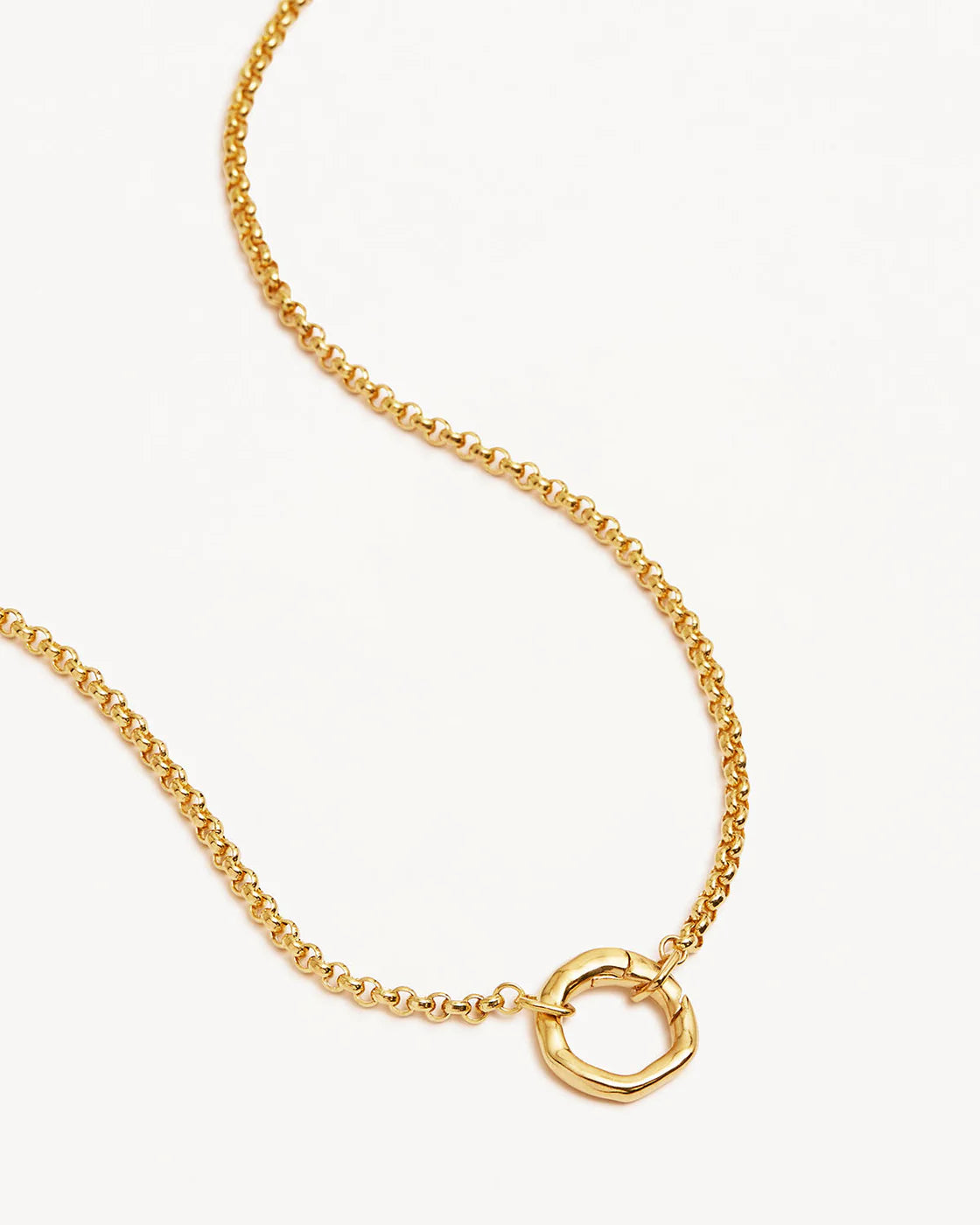 By Charlotte  - Horizon Annex Link Necklace  in Gold