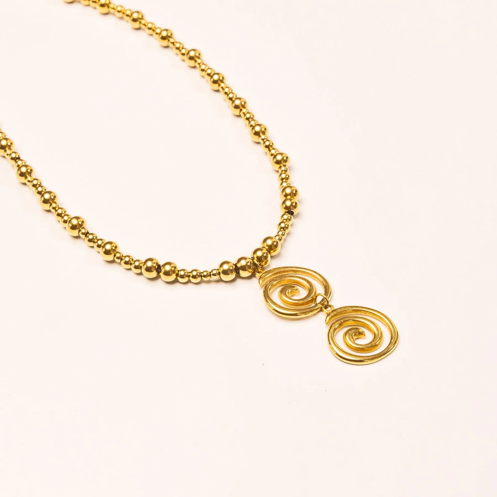 We Are Emte- Celestial Necklace in Gold