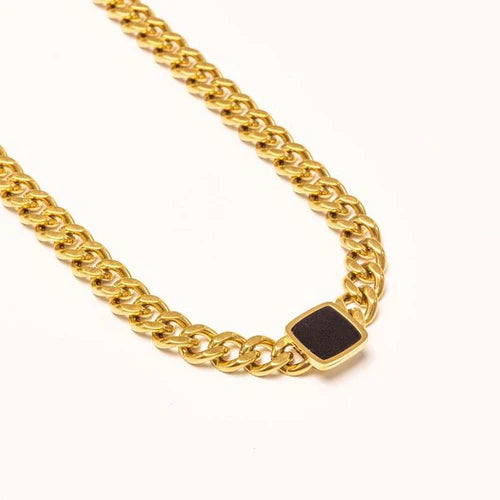 We Are Emte- Duke Chain Choker in Gold