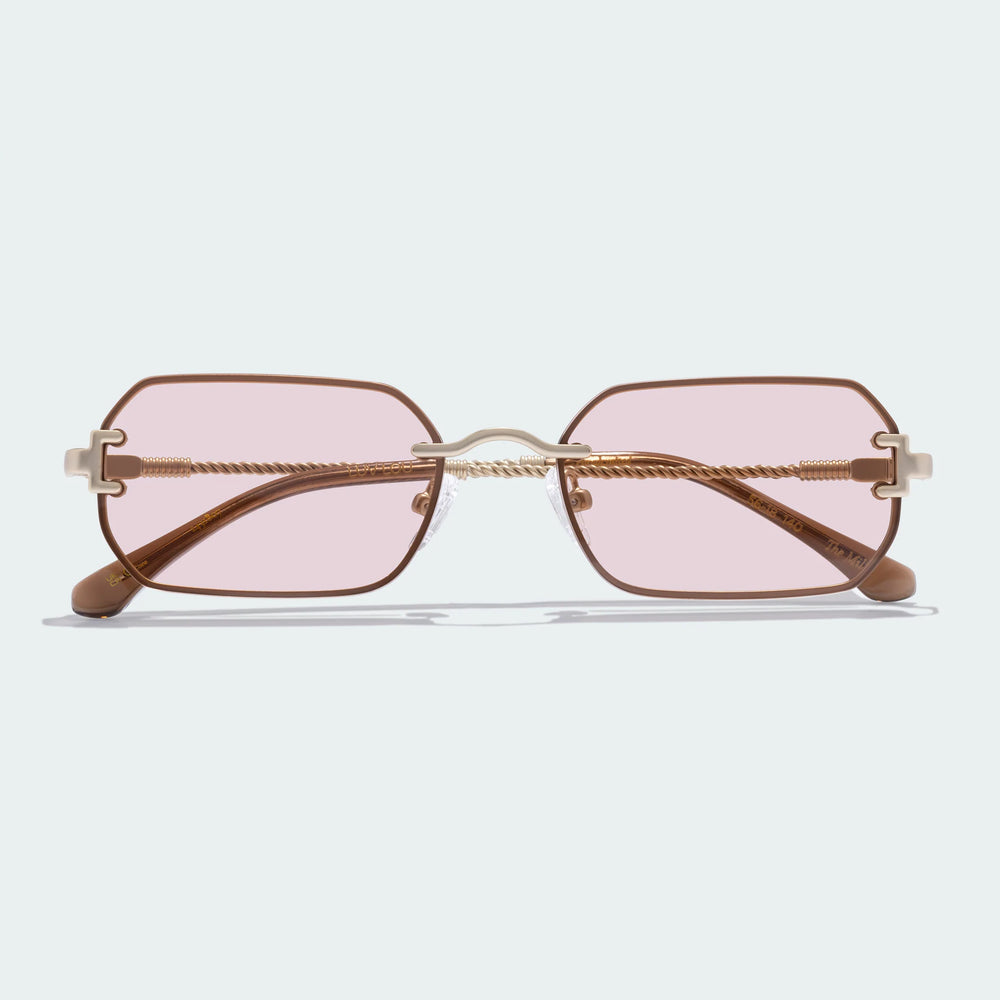 
                      
                        LUV LOU - The Mila in Brushed Gold/ Rose
                      
                    