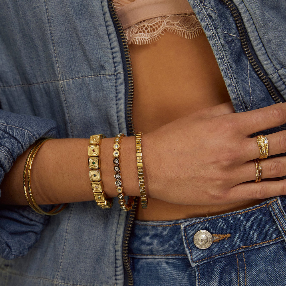 Arms of Eve - Jasper Bracelet in Gold