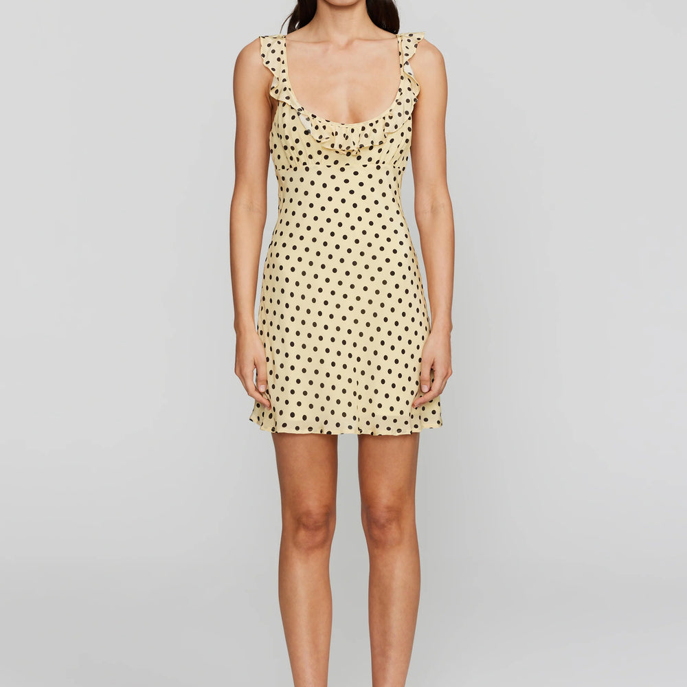 Ownley - Candy Mini Dress in Butter Spot