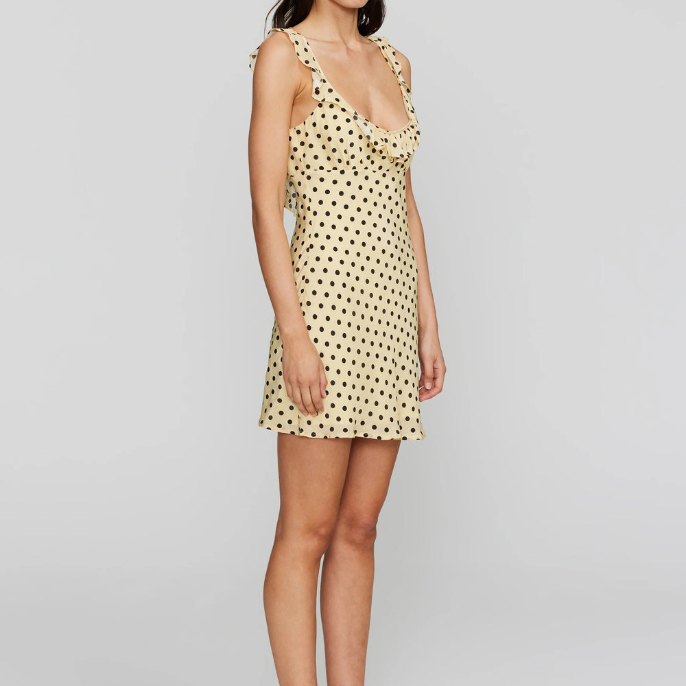 Ownley - Candy Mini Dress in Butter Spot