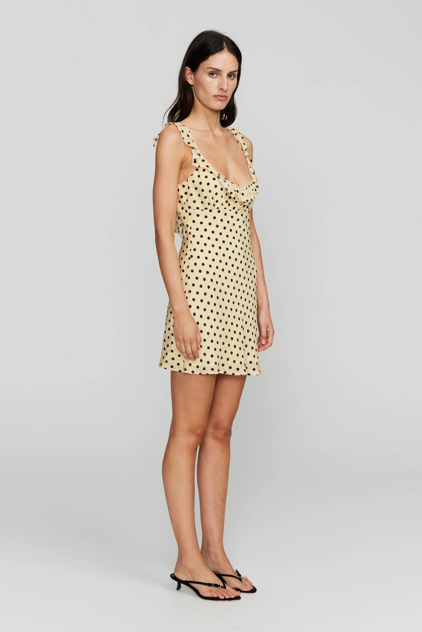 Ownley - Candy Mini Dress in Butter Spot