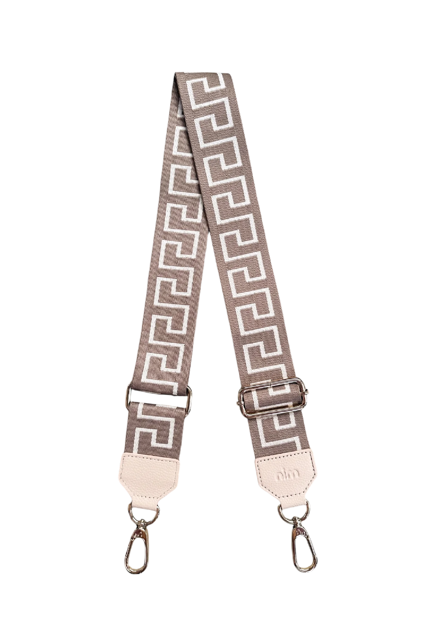 NIM The Label - Shoulder Strap in Taupe/Creme Key