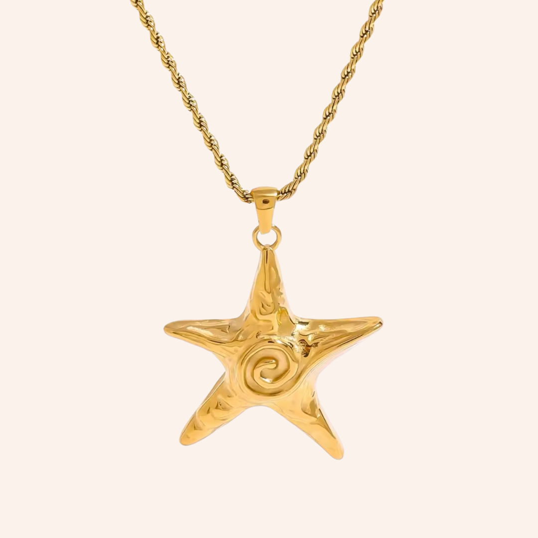 We Are Emte- Oceanic Necklace in 18k Gold Plated