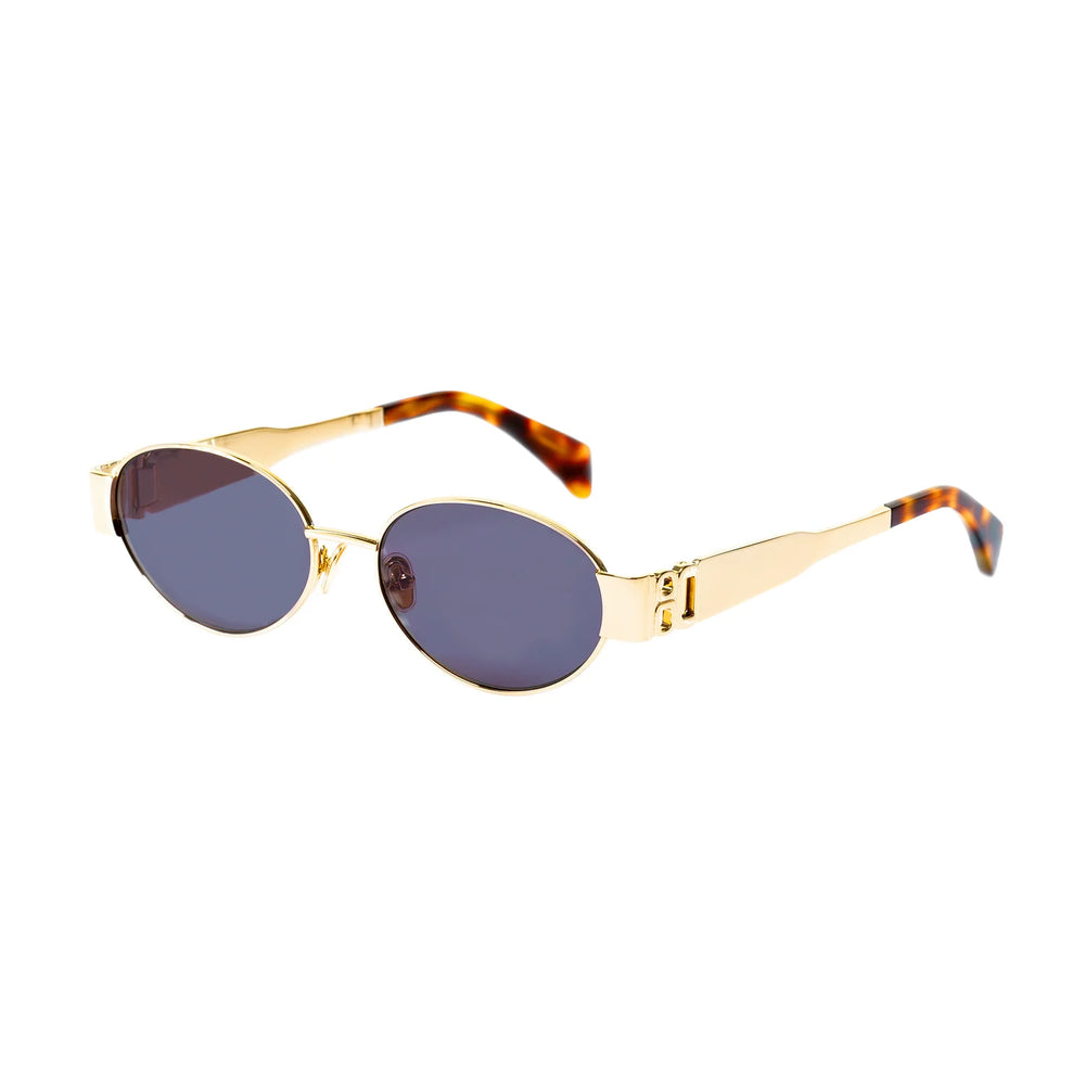 180EYEWEAR- Isla in Gold/ Black Lens