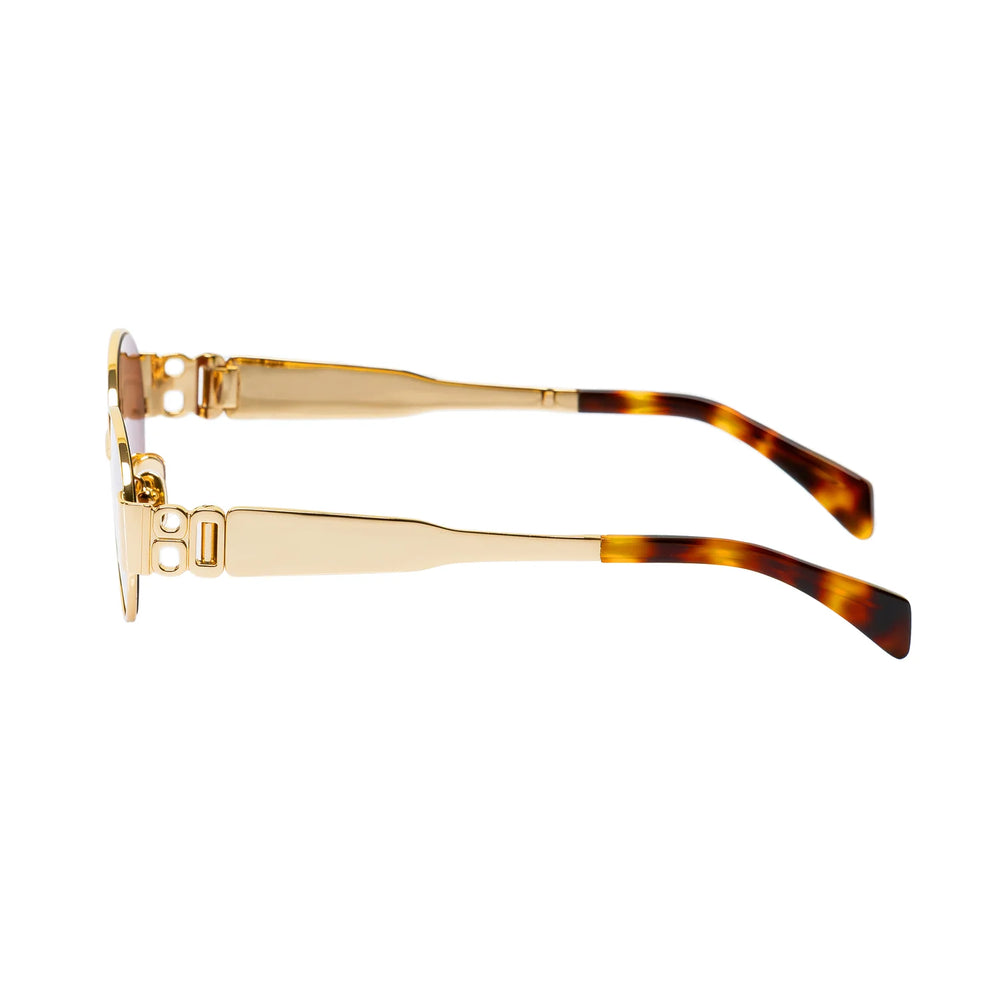 
                      
                        180EYEWEAR- Isla in Gold/ Brown Lens
                      
                    