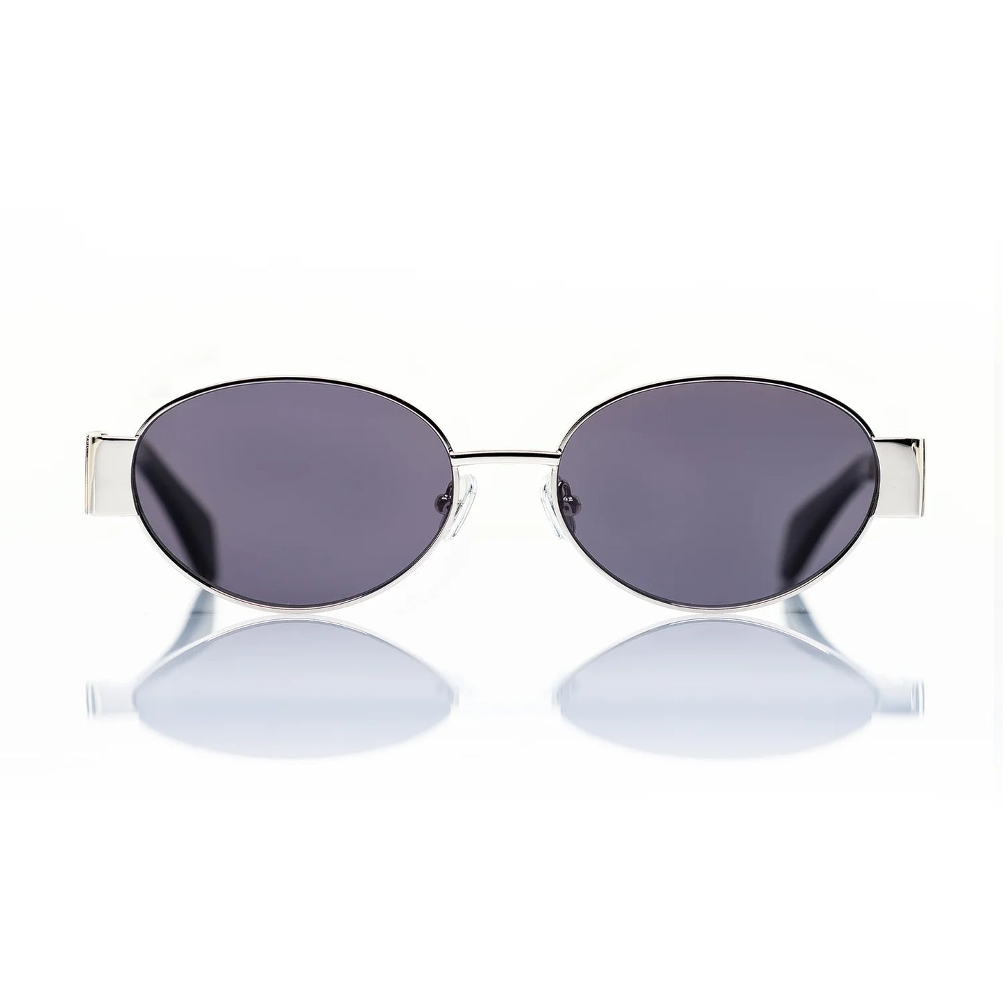 180EYEWEAR- Isla in Silver/ Black Lens