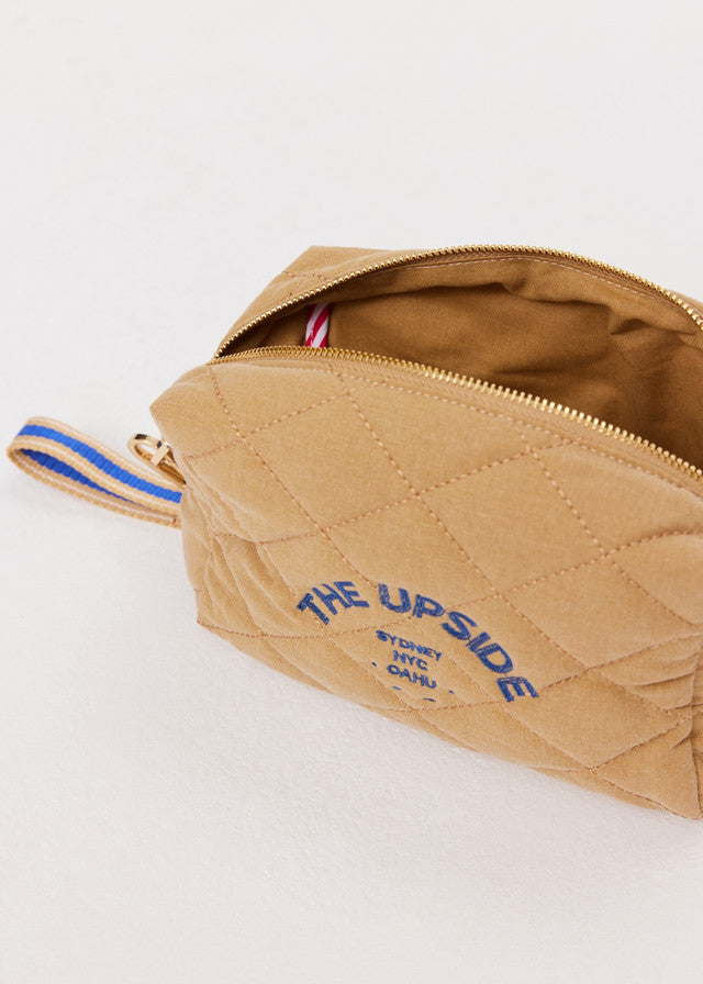 
                      
                        The Upside - Jetset Cosmetic Pouch in Sand
                      
                    