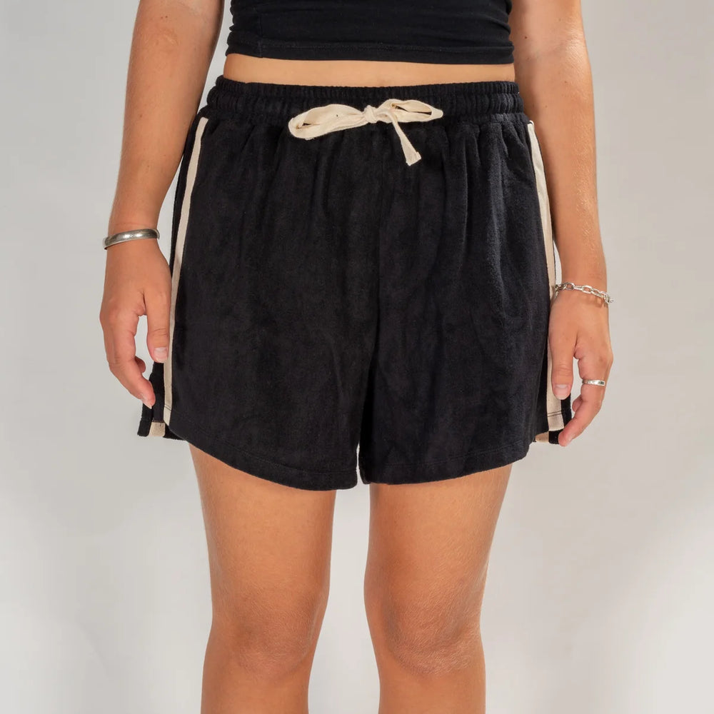 
                      
                        Atmosea - Terry Towel Short in Black
                      
                    