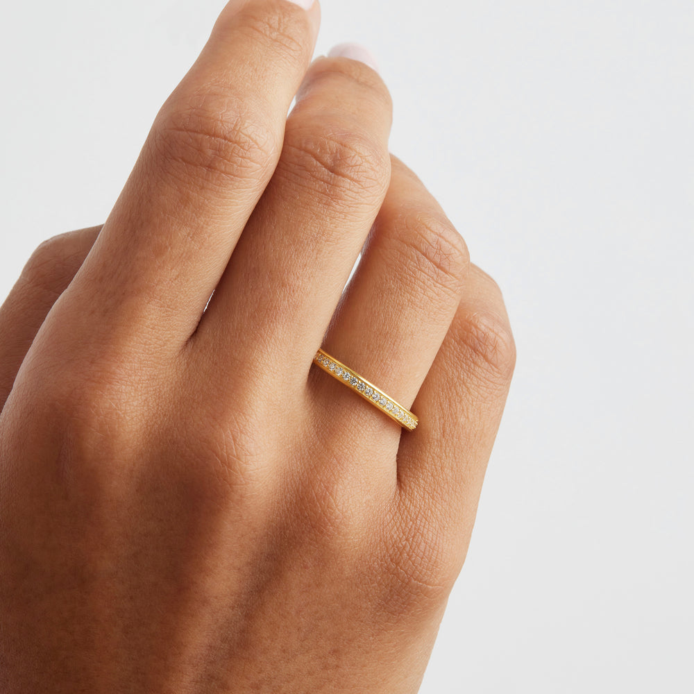 By Charlotte - With Love Ring in Gold