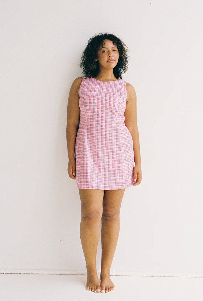 
                      
                        JUNI - Quinn Mini Dress in Picnic Check
                      
                    