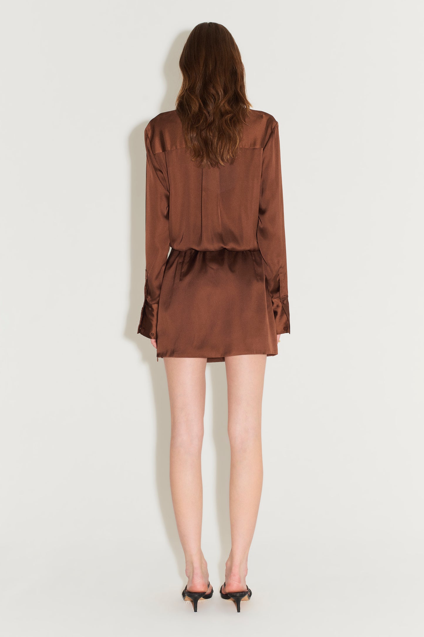 Hansen and Gretel - Jerico Shirt Dress in Chocolate