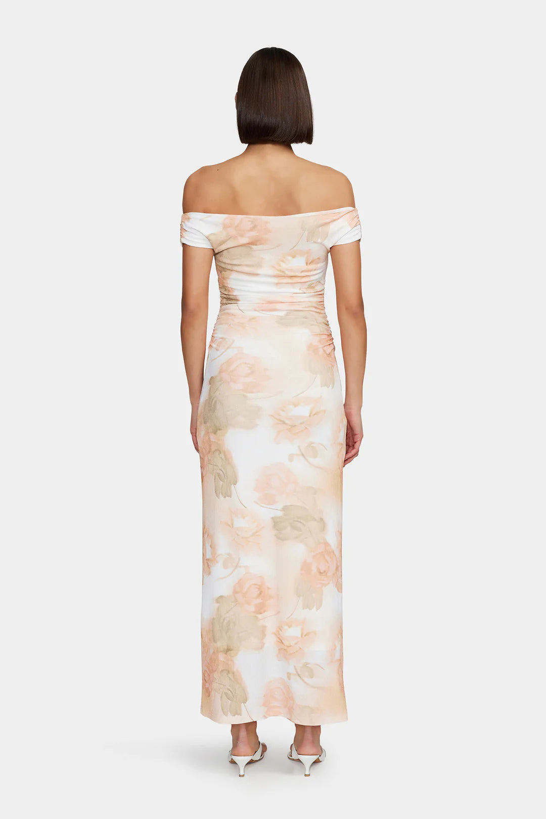 Ownley - Lena Maxi Dress in Peachy Garden