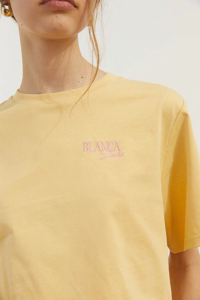 
                      
                        Blanca - Melanie Tee in Yellow
                      
                    