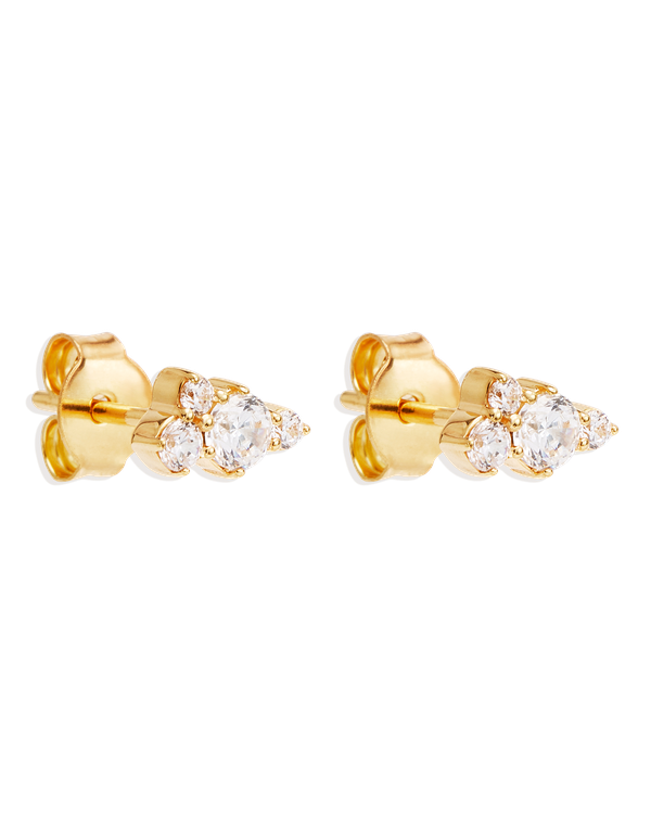 By Charlotte - Mist Stud Earrings in Gold