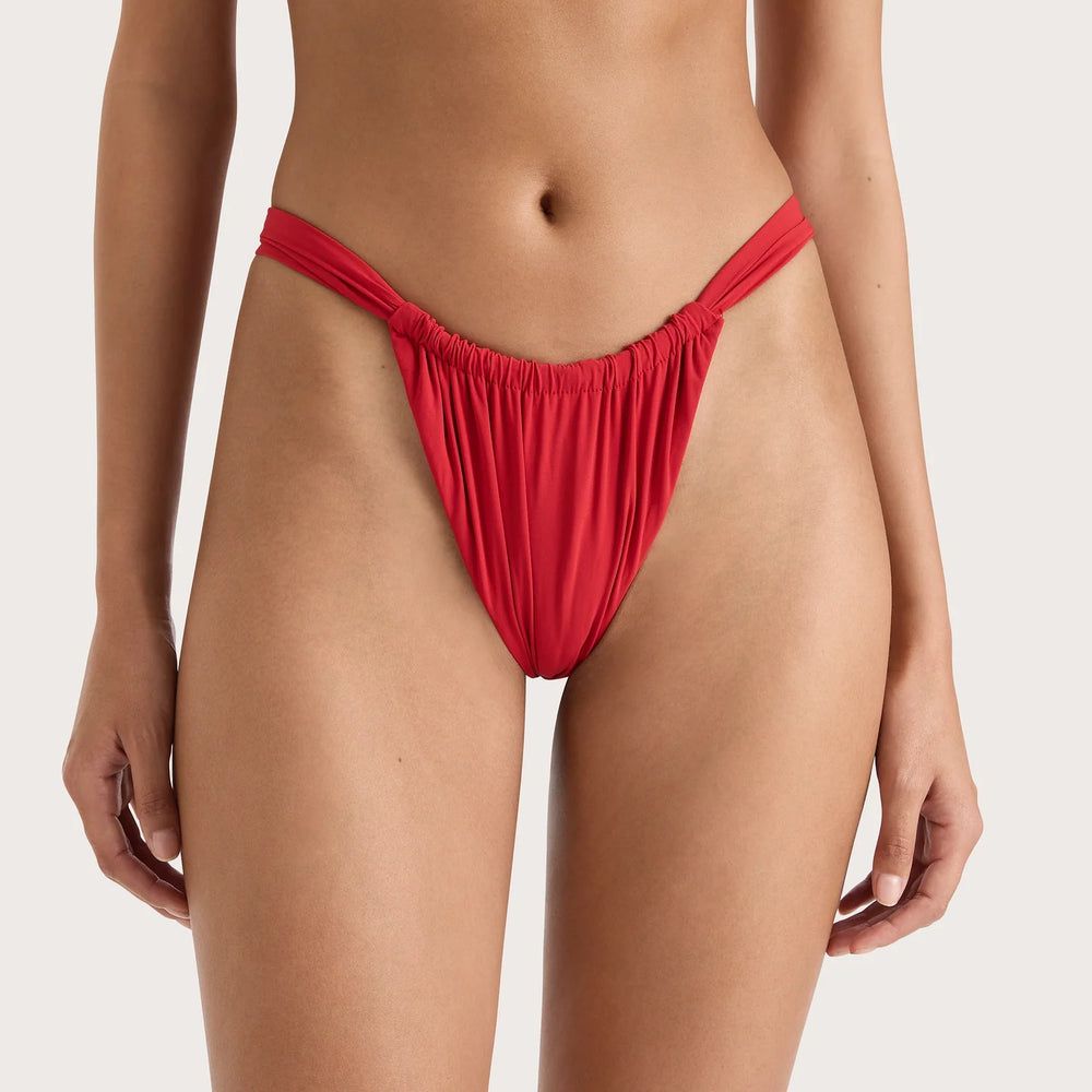 Faithfull The Brand - Andez Bikini Bottom in Red