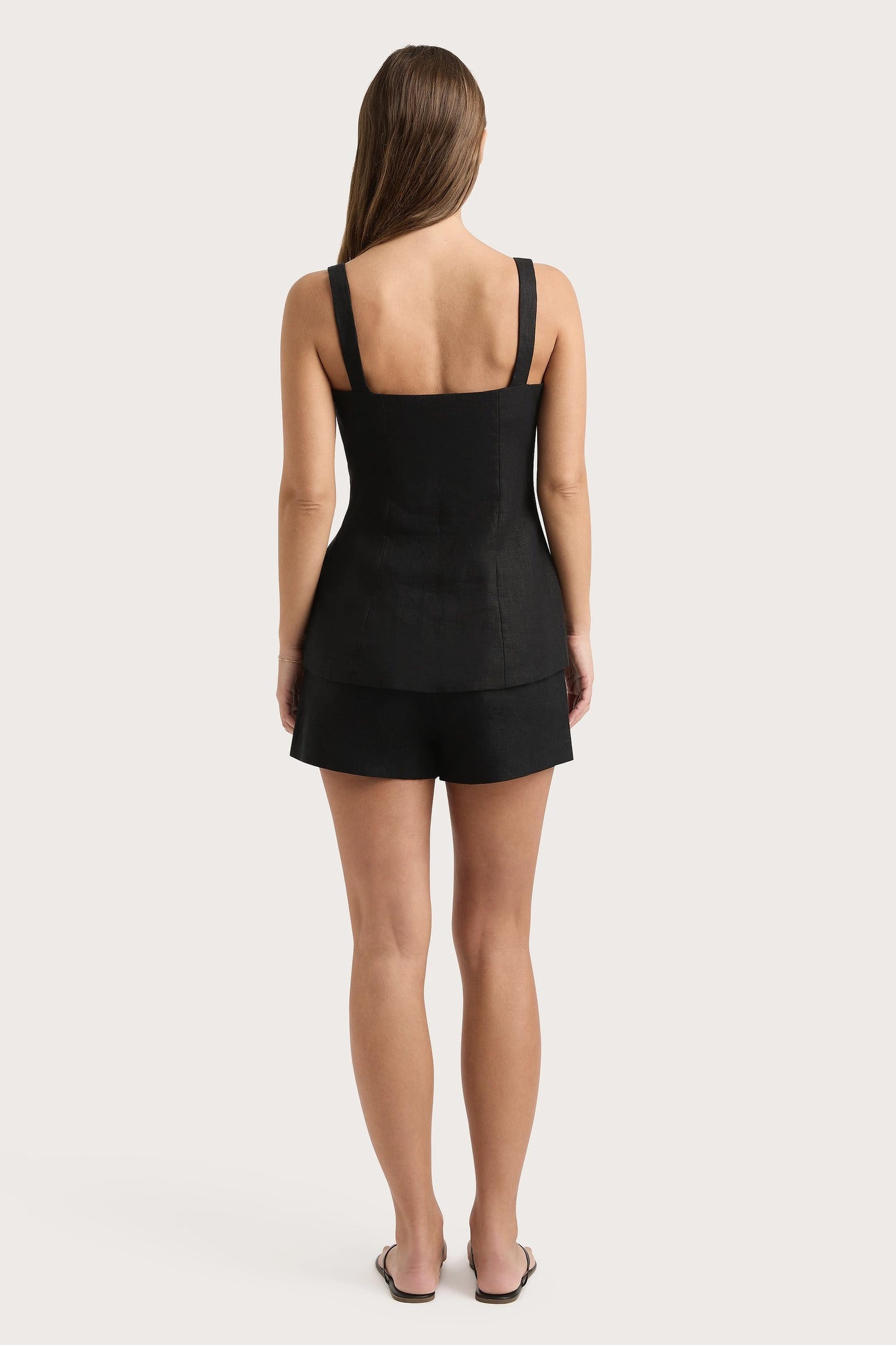 Faithfull The Brand - Lila Mini Shorts in Black