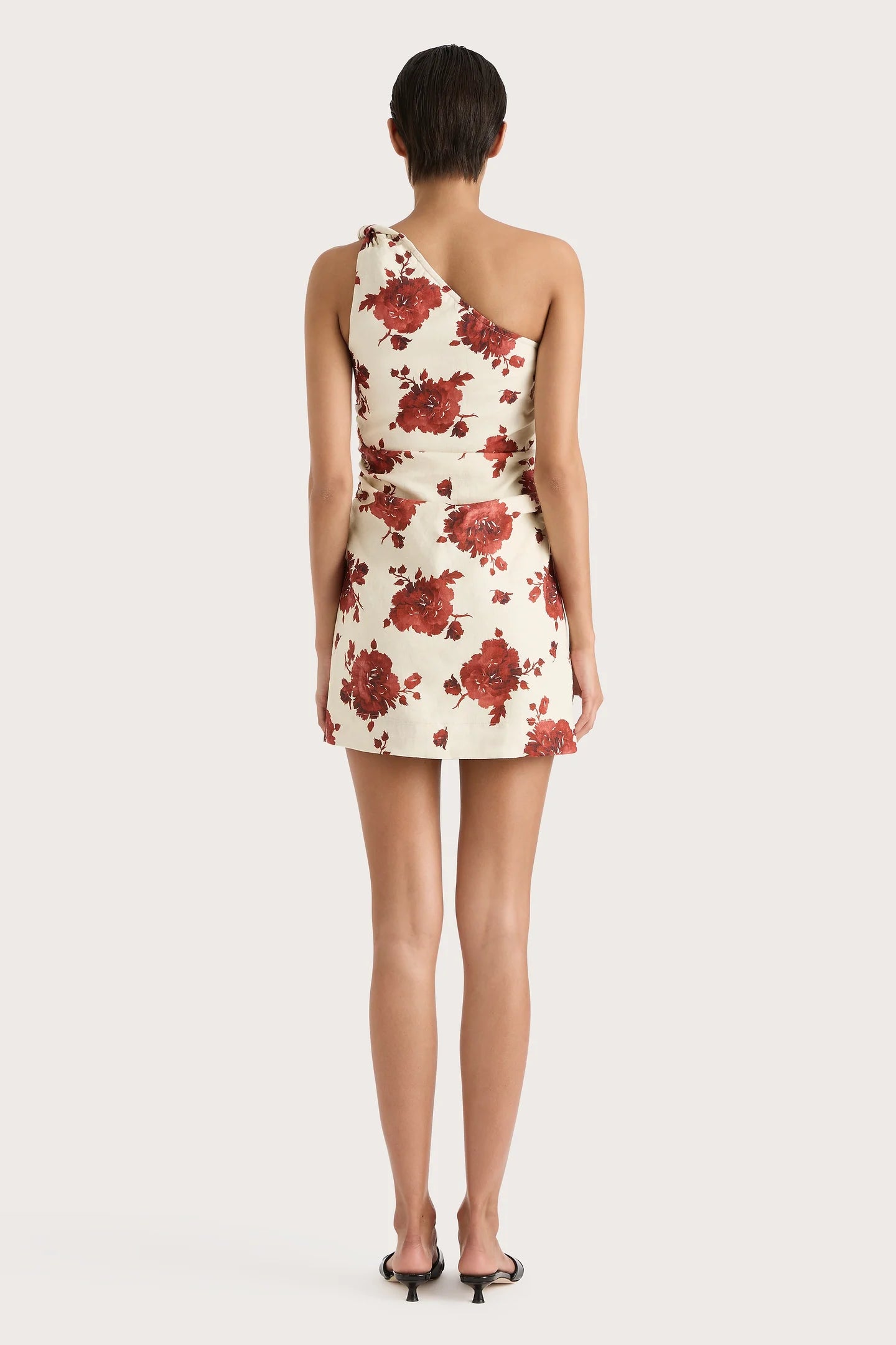 Faithfull The Brand - Marga Mini Dress in Cecile Floral Garnet