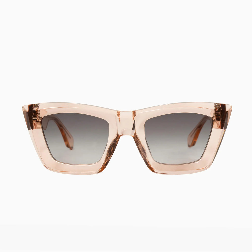 Valley Eyewear - Soho in Transparent Pink / Black Gradient Lens