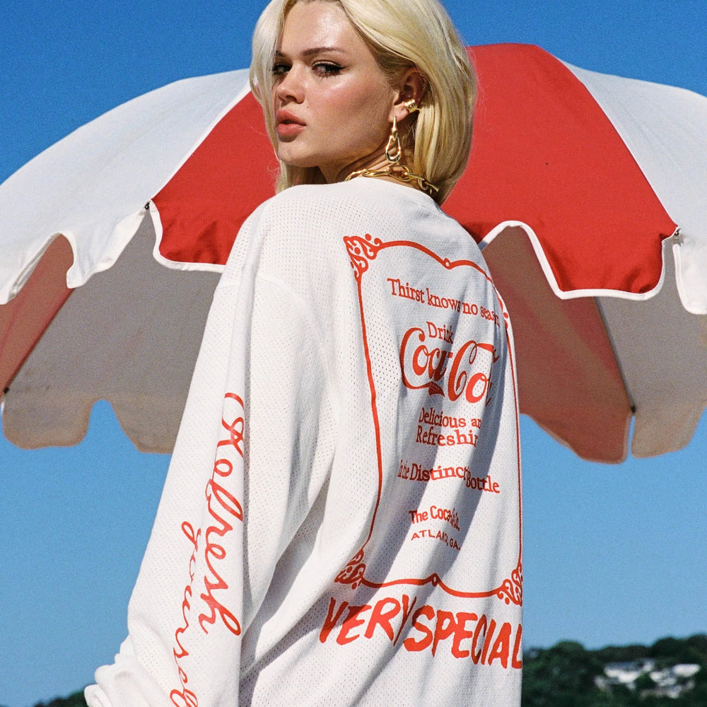 Something Very Special - Classic Coke Racing LS Mesh Tee