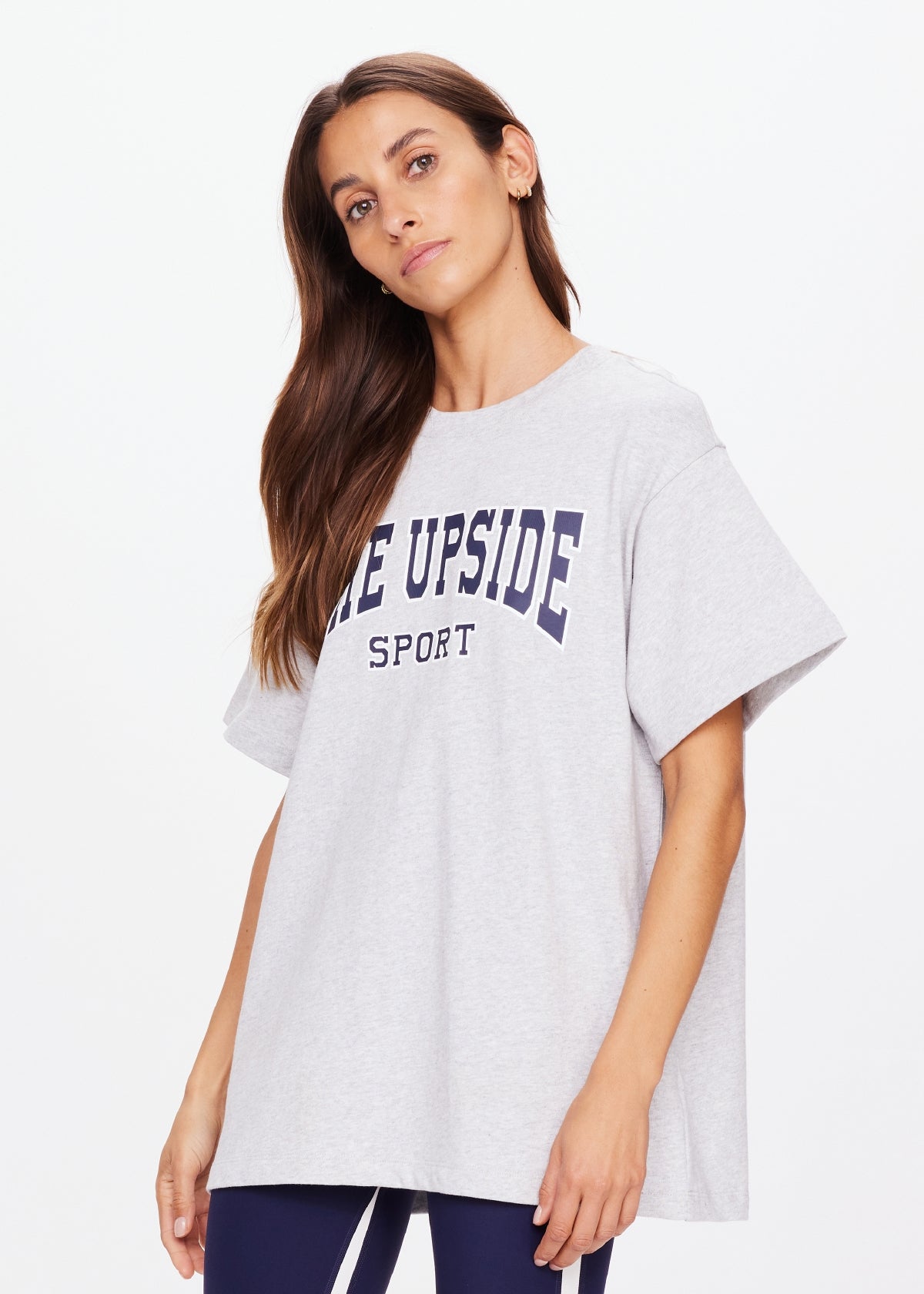 The Upside - Harbor Sammi Tee in Grey Marle