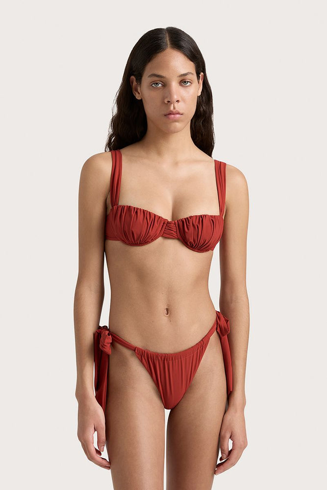 
                      
                        Faithfull The Brand - Costa Bikini Bottoms in Garnet
                      
                    